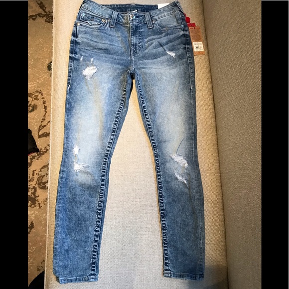 True religion size 30 distressed jeans - Picture 1 of 5